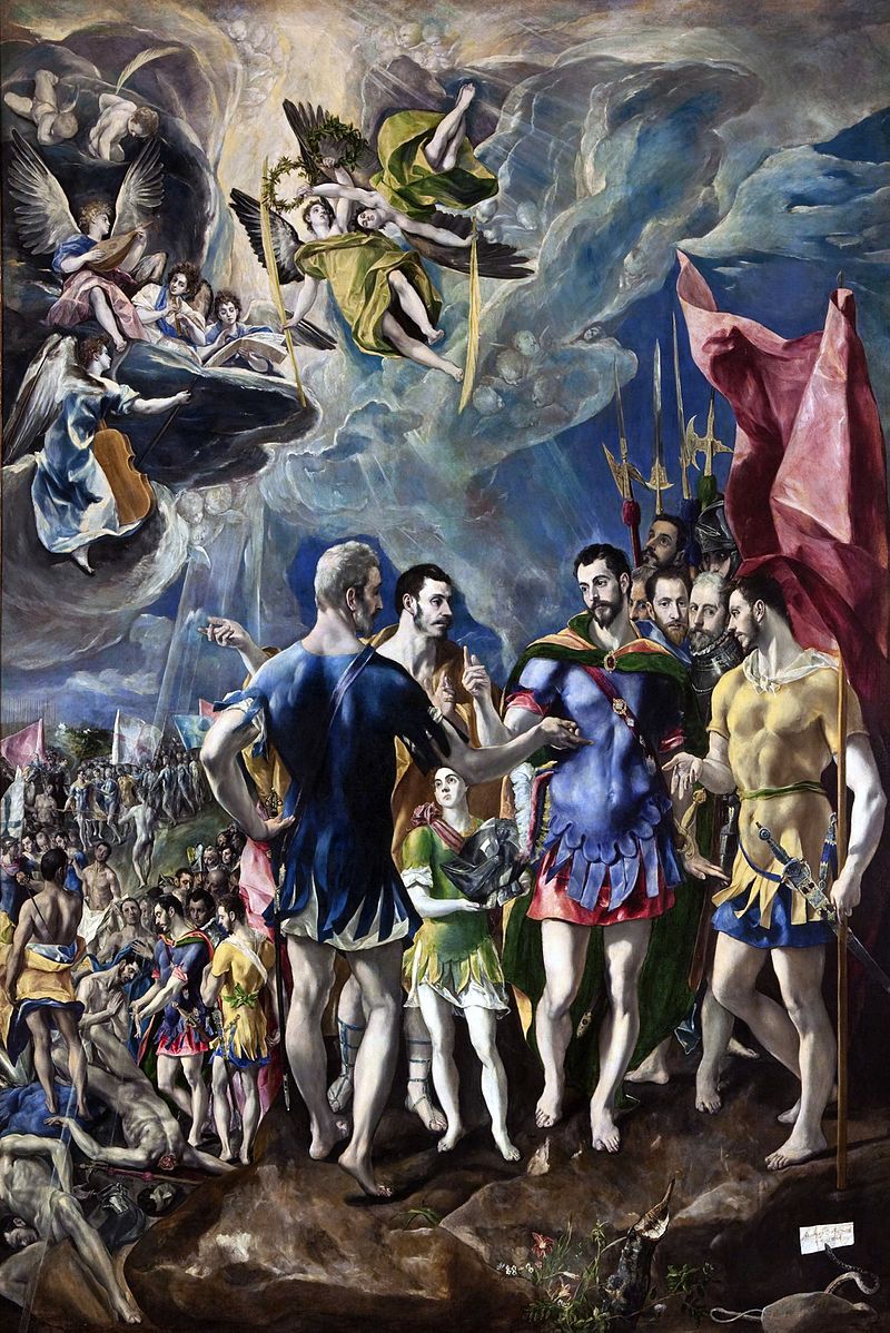 El Greco, Martirio di san Maurizio-1580-82-monastero di Escorial